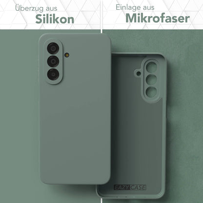 Samsung Galaxy A17 transparente Silikonhülle mit Kameraschutz von EAZY CASE 
