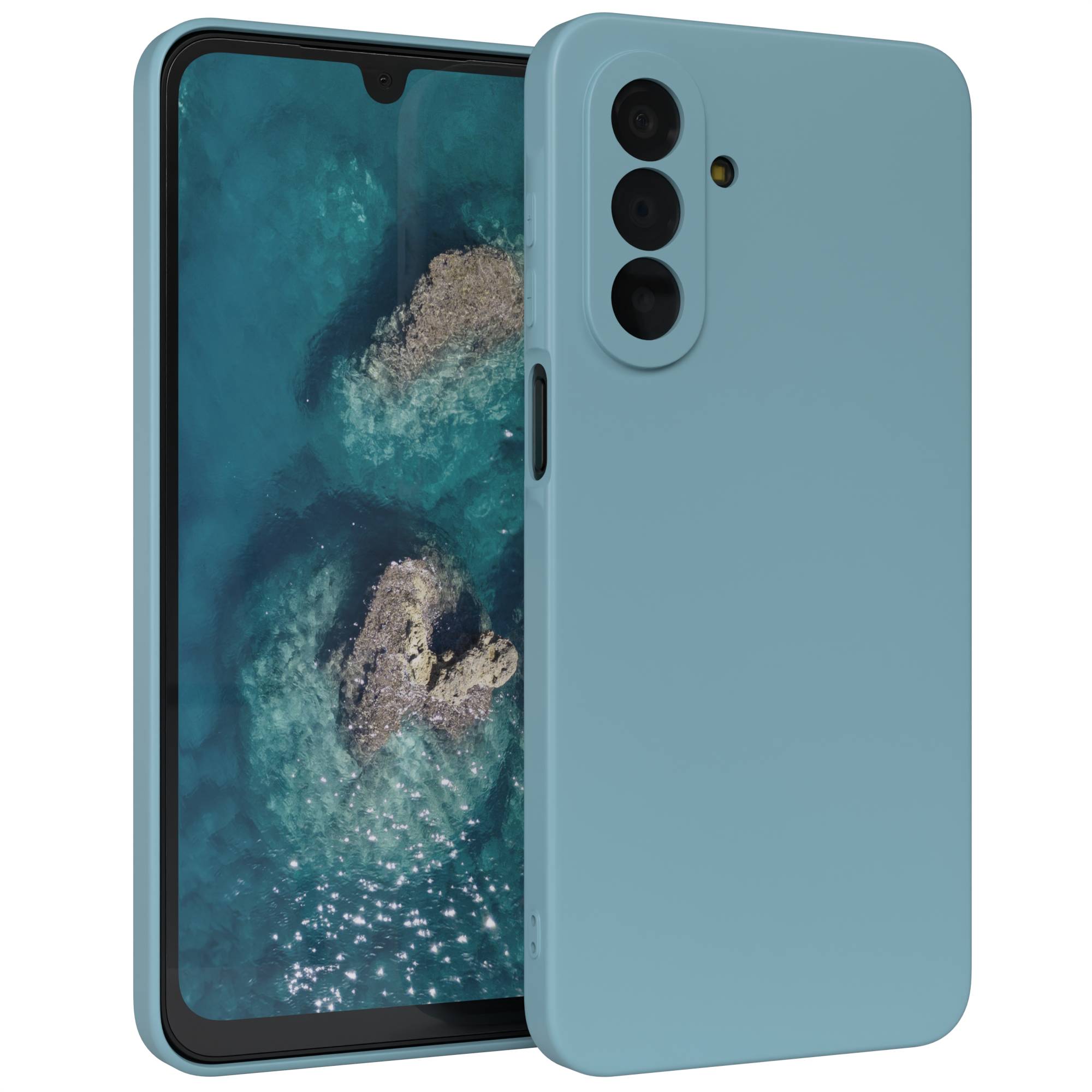 Samsung Galaxy A17 transparente Silikonhülle mit Kameraschutz von EAZY CASE 