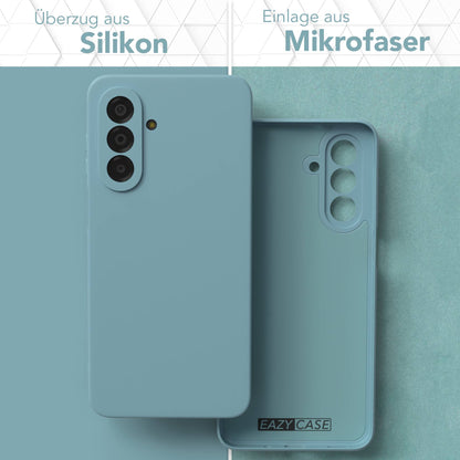 Samsung Galaxy A17 transparente Silikonhülle mit Kameraschutz von EAZY CASE 