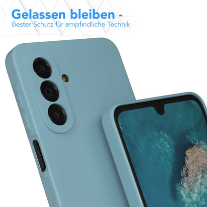 Samsung Galaxy A17 transparente Silikonhülle mit Kameraschutz von EAZY CASE 
