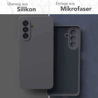 Samsung Galaxy A17 transparente Silikonhülle mit Kameraschutz von EAZY CASE 