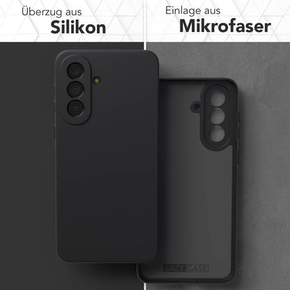 Samsung Galaxy A37 transparente Silikonhülle mit Kameraschutz von EAZY CASE 