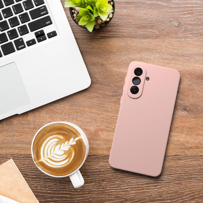 Samsung Galaxy A37 transparente Silikonhülle mit Kameraschutz von EAZY CASE 