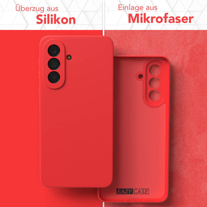 Samsung Galaxy A37 transparente Silikonhülle mit Kameraschutz von EAZY CASE 
