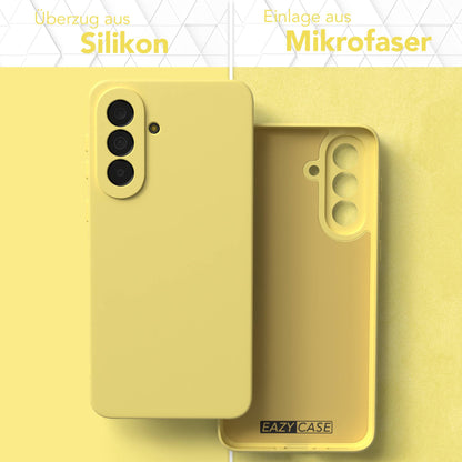 Samsung Galaxy A37 transparente Silikonhülle mit Kameraschutz von EAZY CASE 