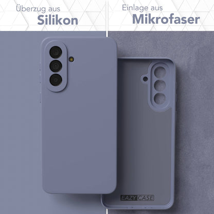 Samsung Galaxy A37 transparente Silikonhülle mit Kameraschutz von EAZY CASE 