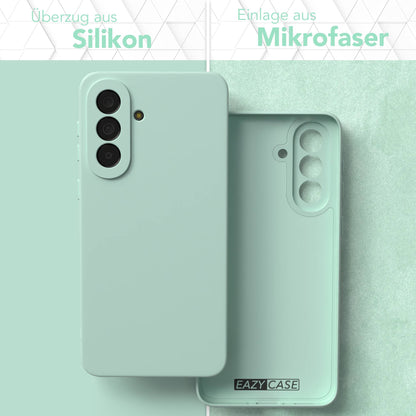 Samsung Galaxy A37 transparente Silikonhülle mit Kameraschutz von EAZY CASE 