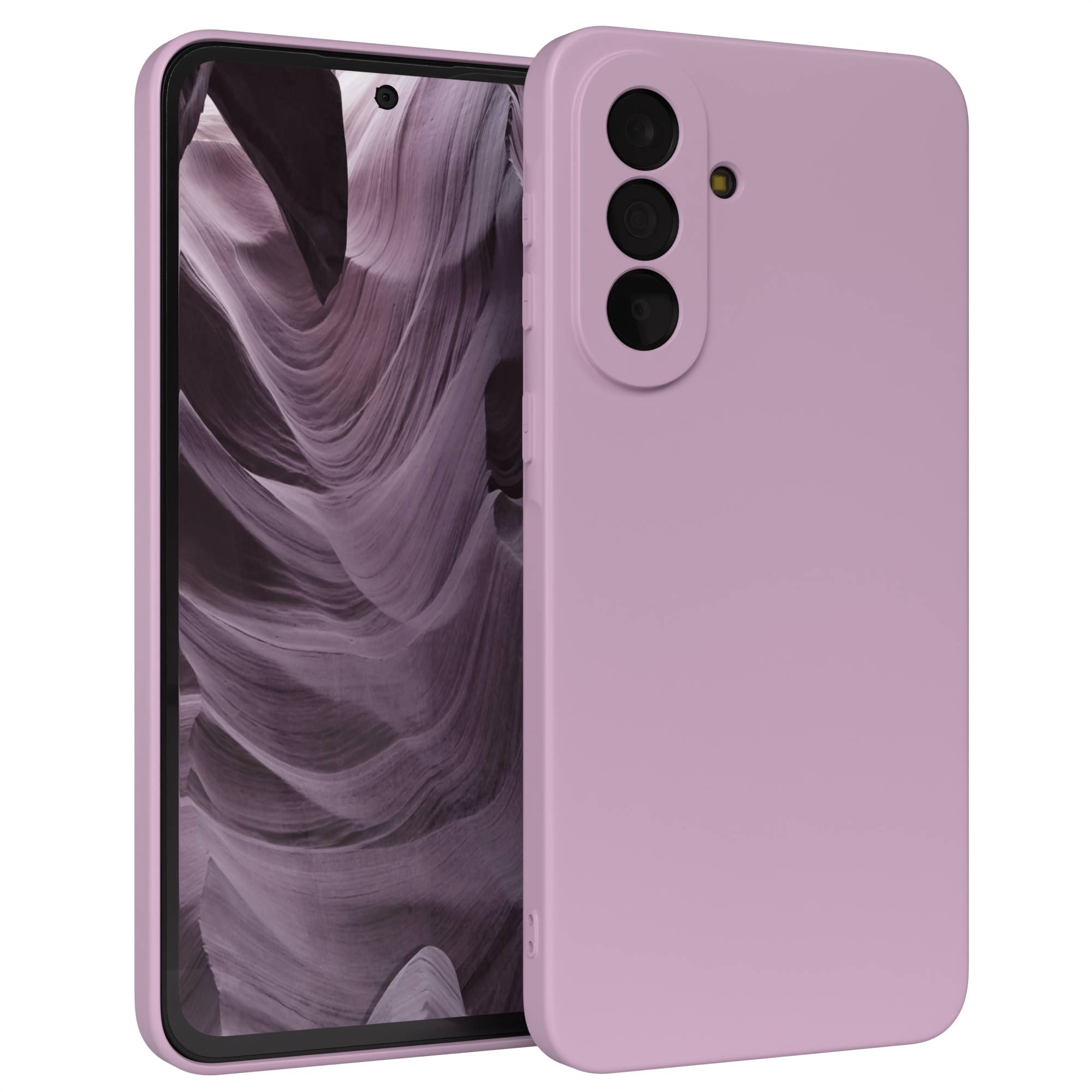 Samsung Galaxy A37 transparente Silikonhülle mit Kameraschutz von EAZY CASE 
