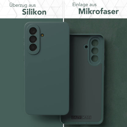 Samsung Galaxy A37 transparente Silikonhülle mit Kameraschutz von EAZY CASE 