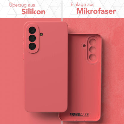 Samsung Galaxy A37 transparente Silikonhülle mit Kameraschutz von EAZY CASE 