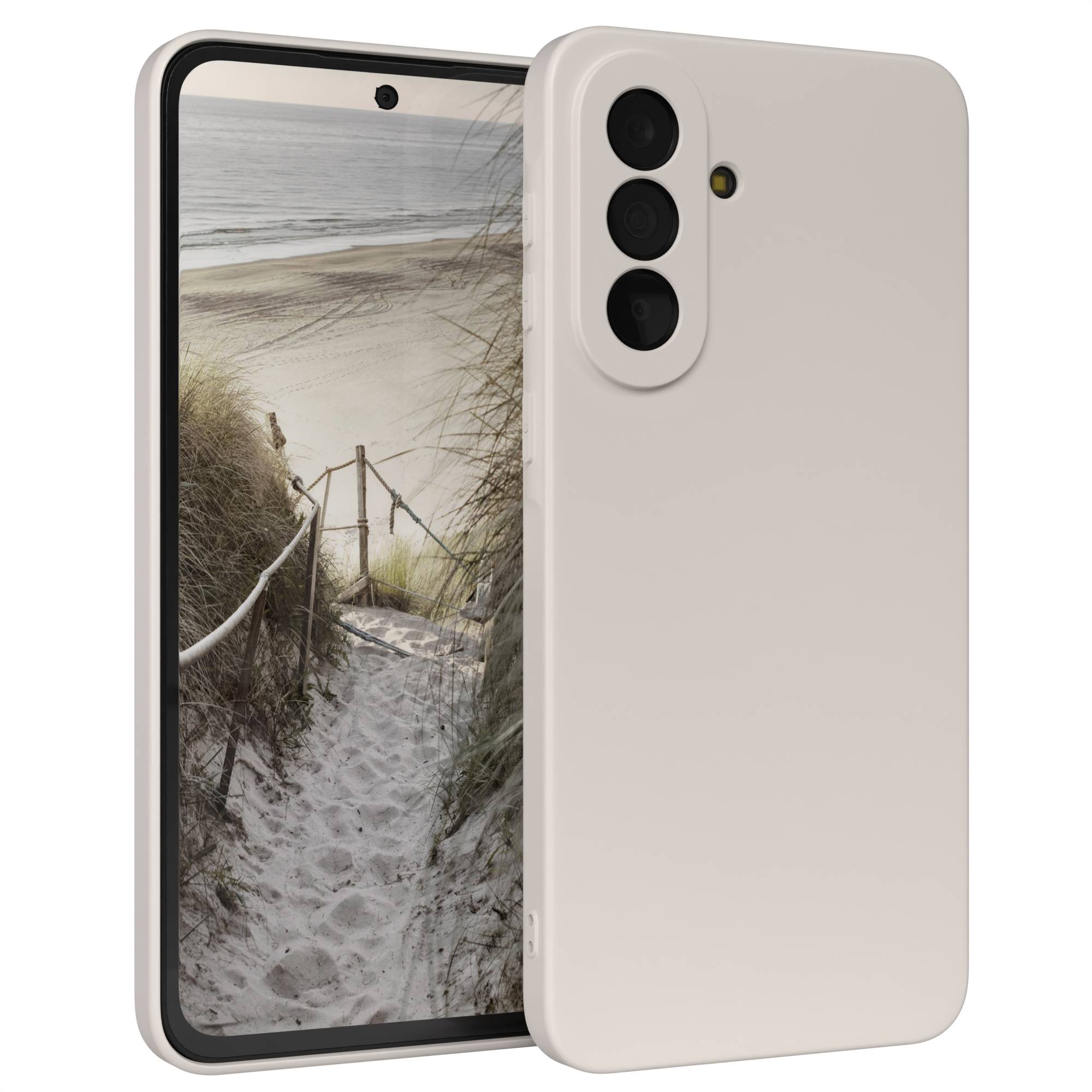 Samsung Galaxy A37 transparente Silikonhülle mit Kameraschutz von EAZY CASE 