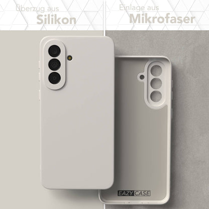 Samsung Galaxy A37 transparente Silikonhülle mit Kameraschutz von EAZY CASE 