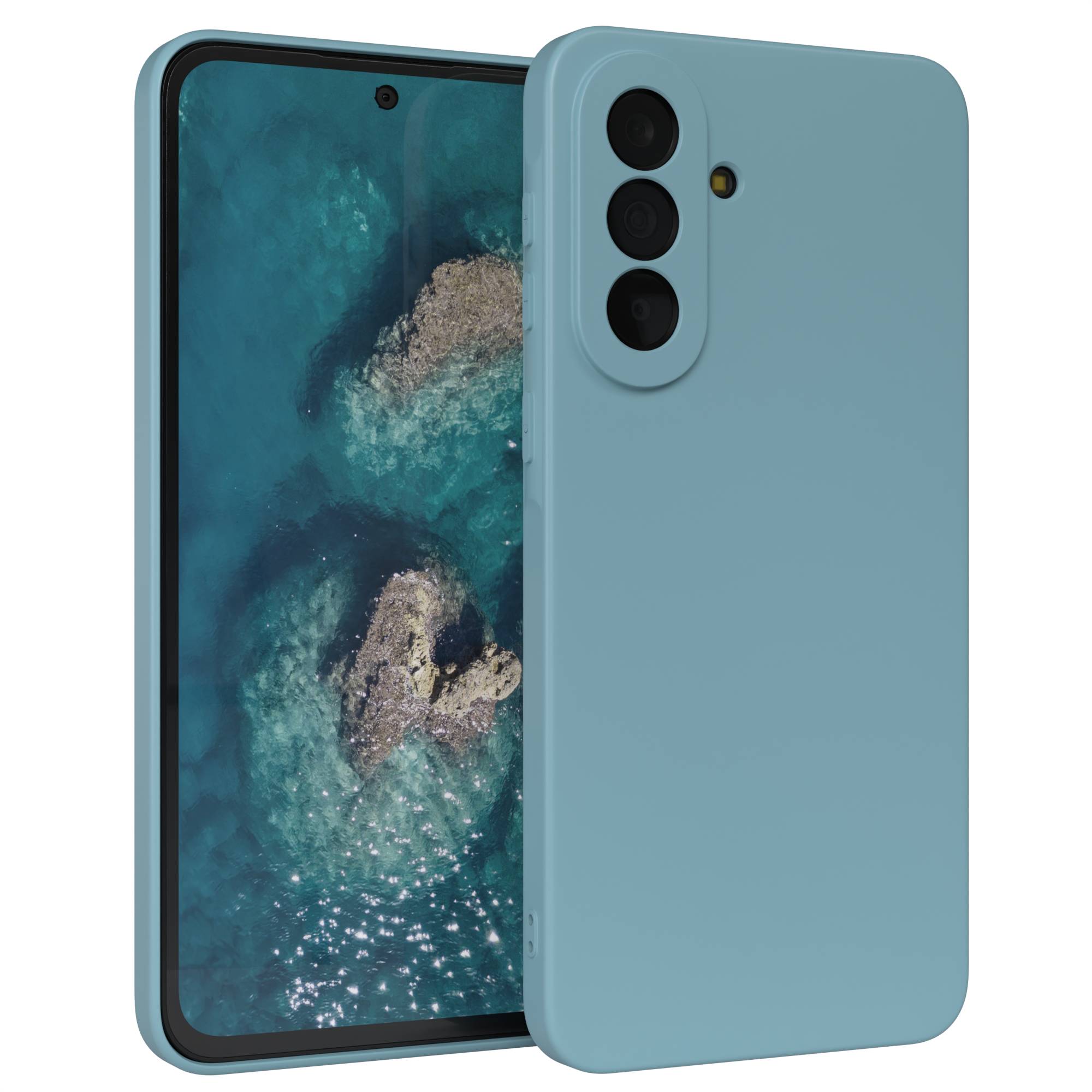 Samsung Galaxy A37 transparente Silikonhülle mit Kameraschutz von EAZY CASE 
