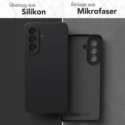 Samsung Galaxy A57 Silikonhülle transparent mit Kameraschutz von EAZY CASE 