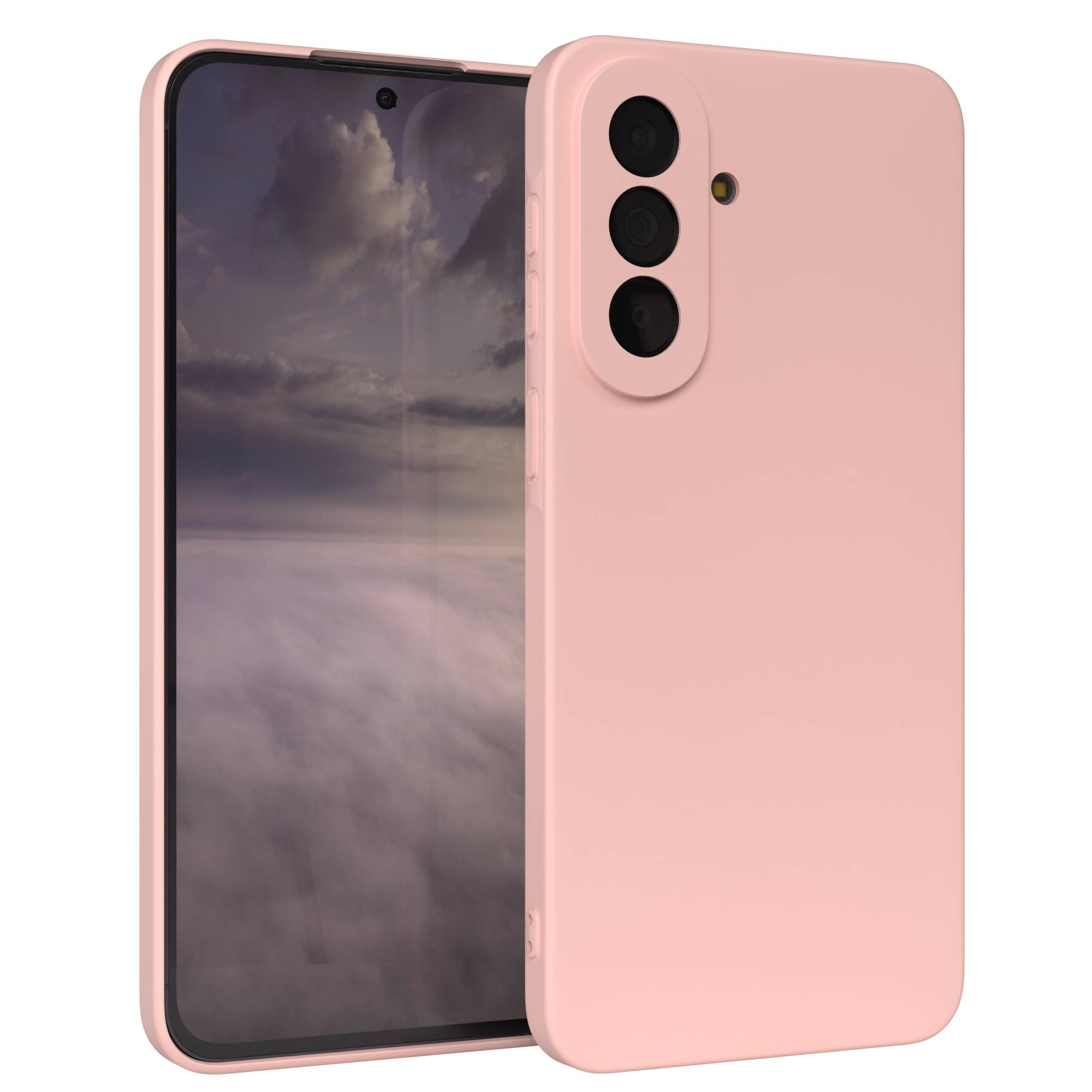 Samsung Galaxy A57 Silikonhülle transparent mit Kameraschutz von EAZY CASE 