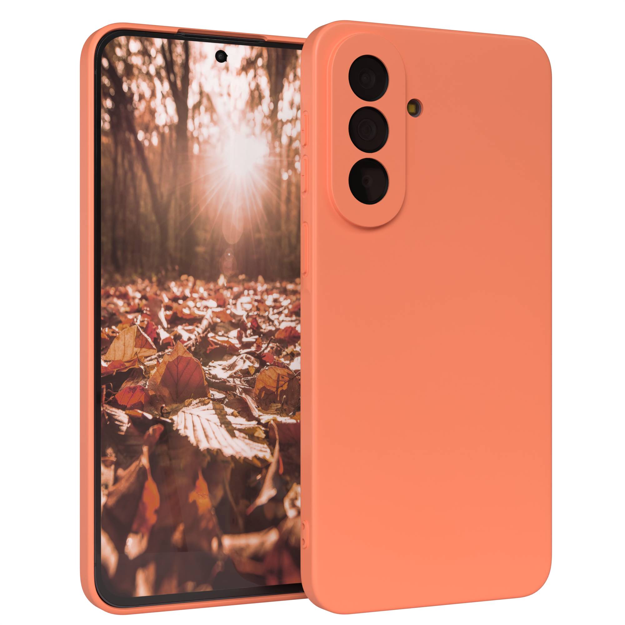Samsung Galaxy A57 Silikonhülle transparent mit Kameraschutz von EAZY CASE 