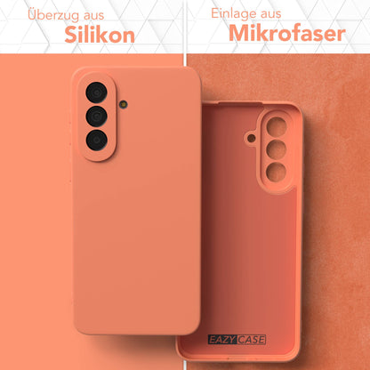 Samsung Galaxy A57 Silikonhülle transparent mit Kameraschutz von EAZY CASE 