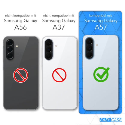 Samsung Galaxy A57 Silikonhülle transparent mit Kameraschutz von EAZY CASE 