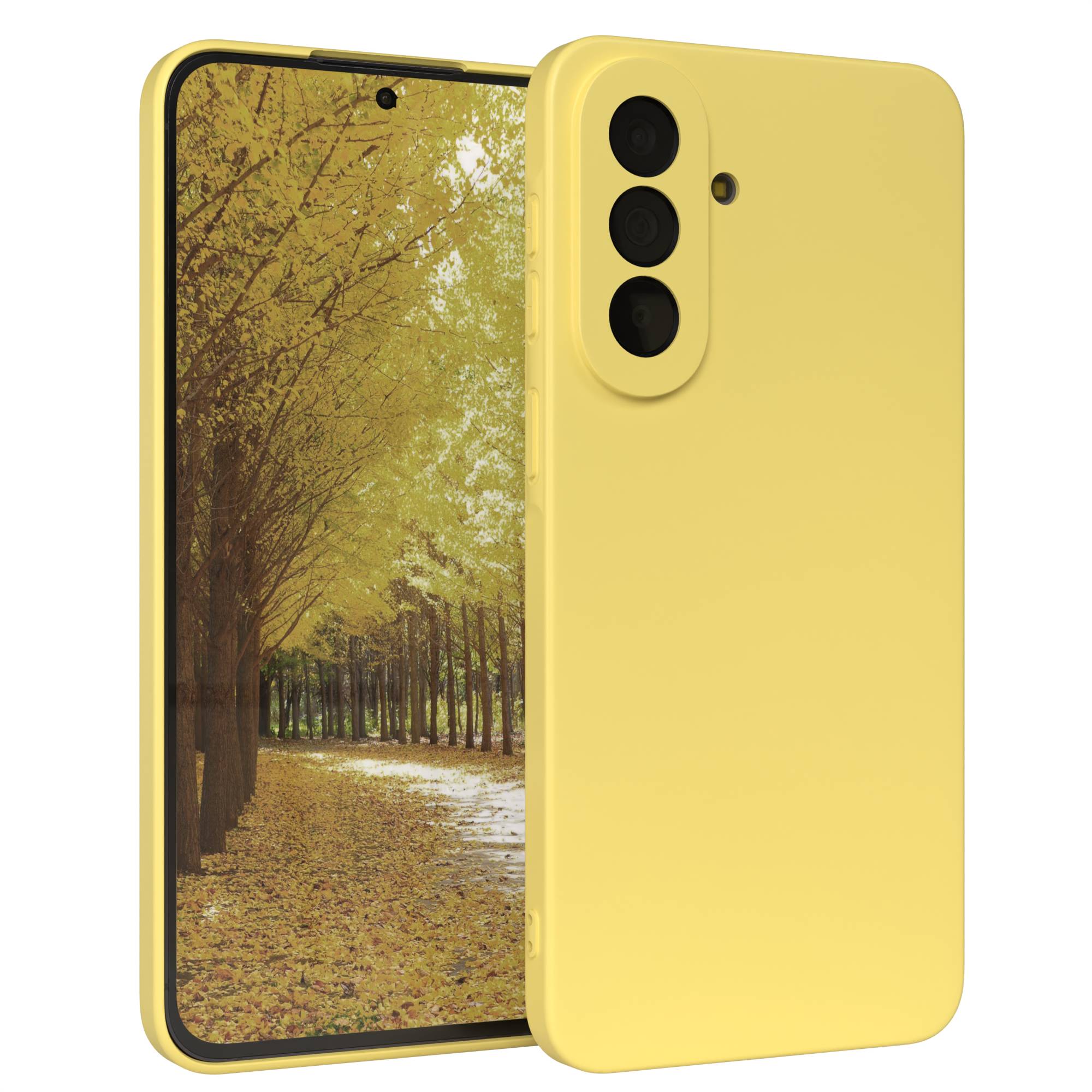 Samsung Galaxy A57 Silikonhülle transparent mit Kameraschutz von EAZY CASE 