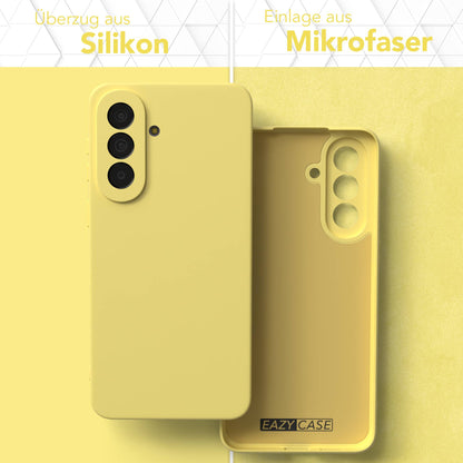 Samsung Galaxy A57 Silikonhülle transparent mit Kameraschutz von EAZY CASE 