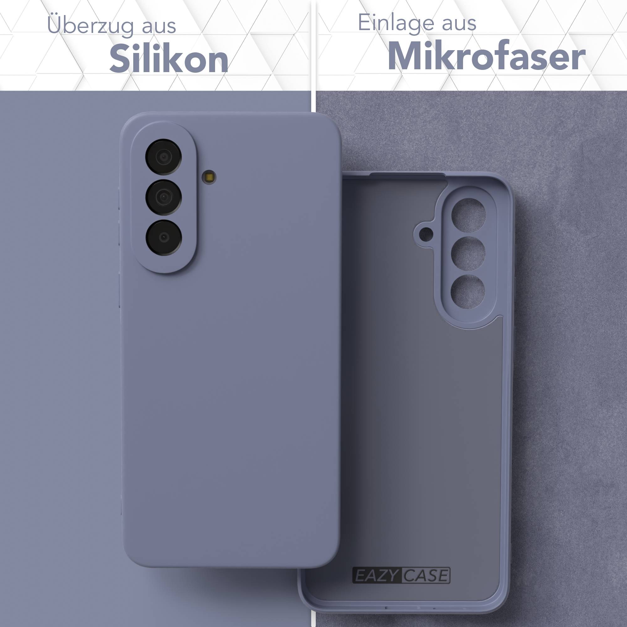 Samsung Galaxy A57 Silikonhülle transparent mit Kameraschutz von EAZY CASE 