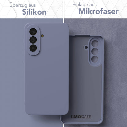 Samsung Galaxy A57 Silikonhülle transparent mit Kameraschutz von EAZY CASE 