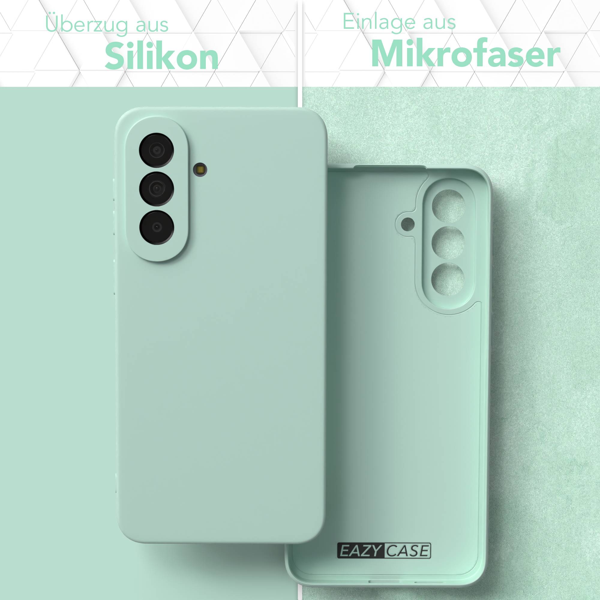 Samsung Galaxy A57 Silikonhülle transparent mit Kameraschutz von EAZY CASE 