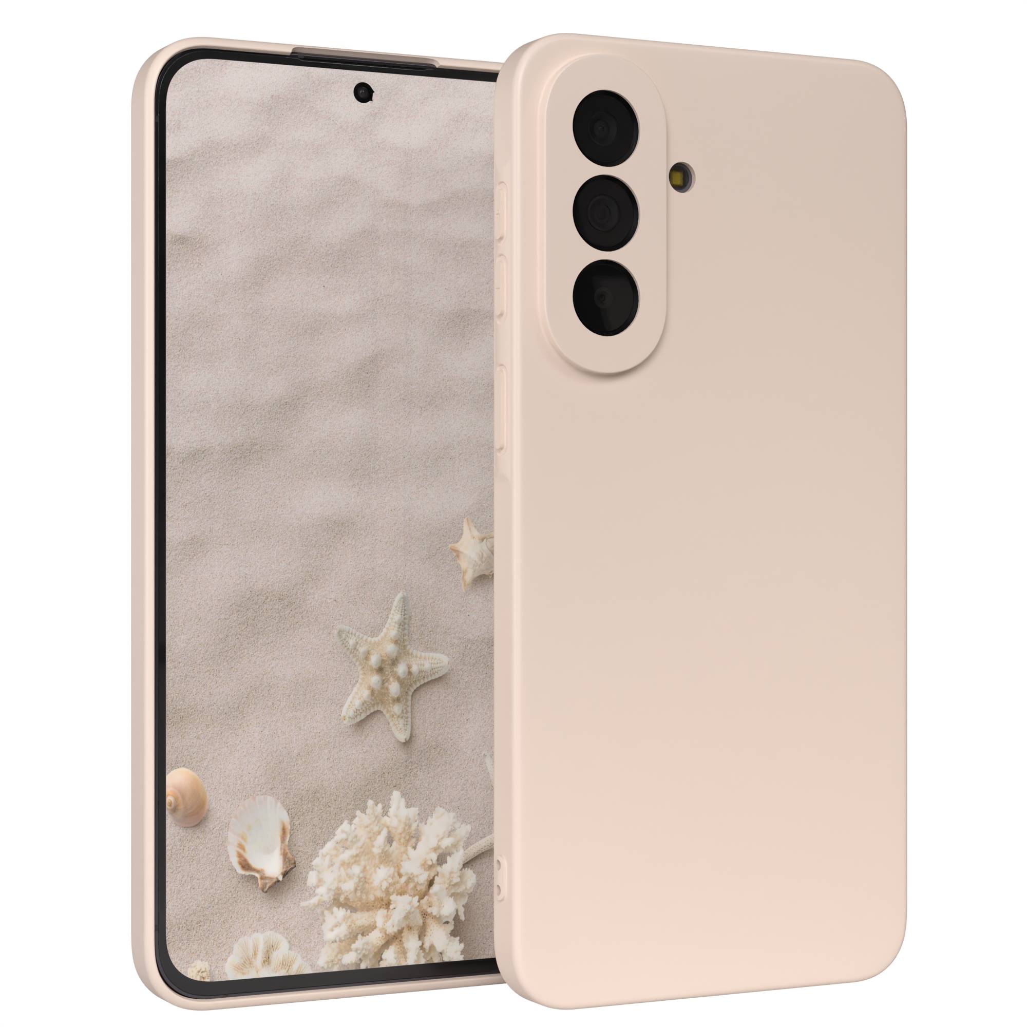 Samsung Galaxy A57 Silikonhülle transparent mit Kameraschutz von EAZY CASE 