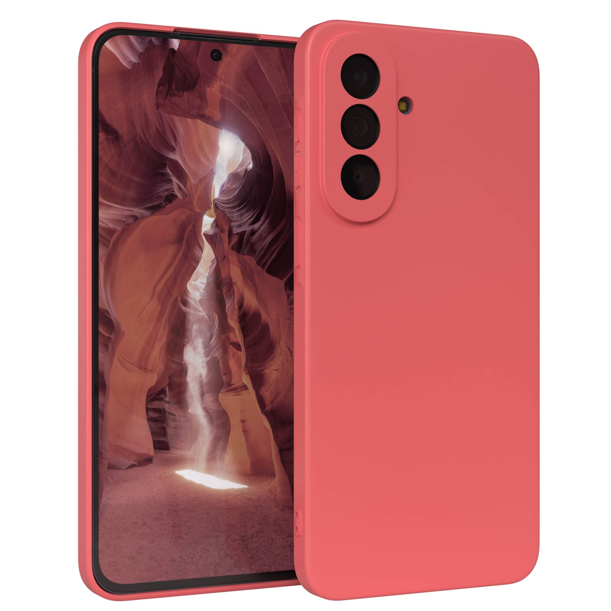 Samsung Galaxy A57 Silikonhülle transparent mit Kameraschutz von EAZY CASE 