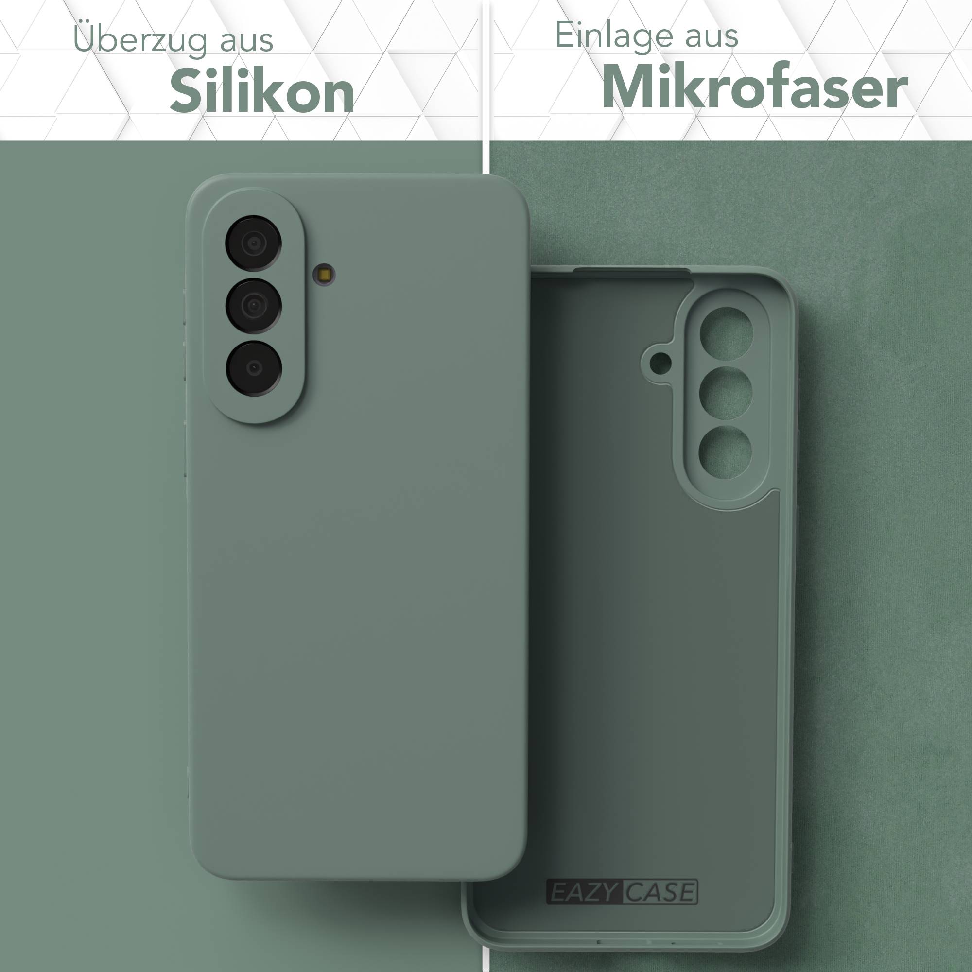 Samsung Galaxy A57 Silikonhülle transparent mit Kameraschutz von EAZY CASE 