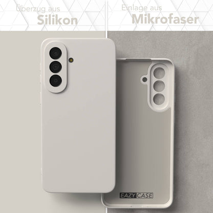 Samsung Galaxy A57 Silikonhülle transparent mit Kameraschutz von EAZY CASE 