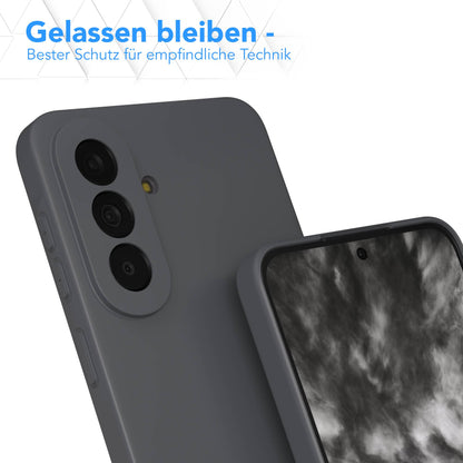 Samsung Galaxy A57 Silikonhülle transparent mit Kameraschutz von EAZY CASE 