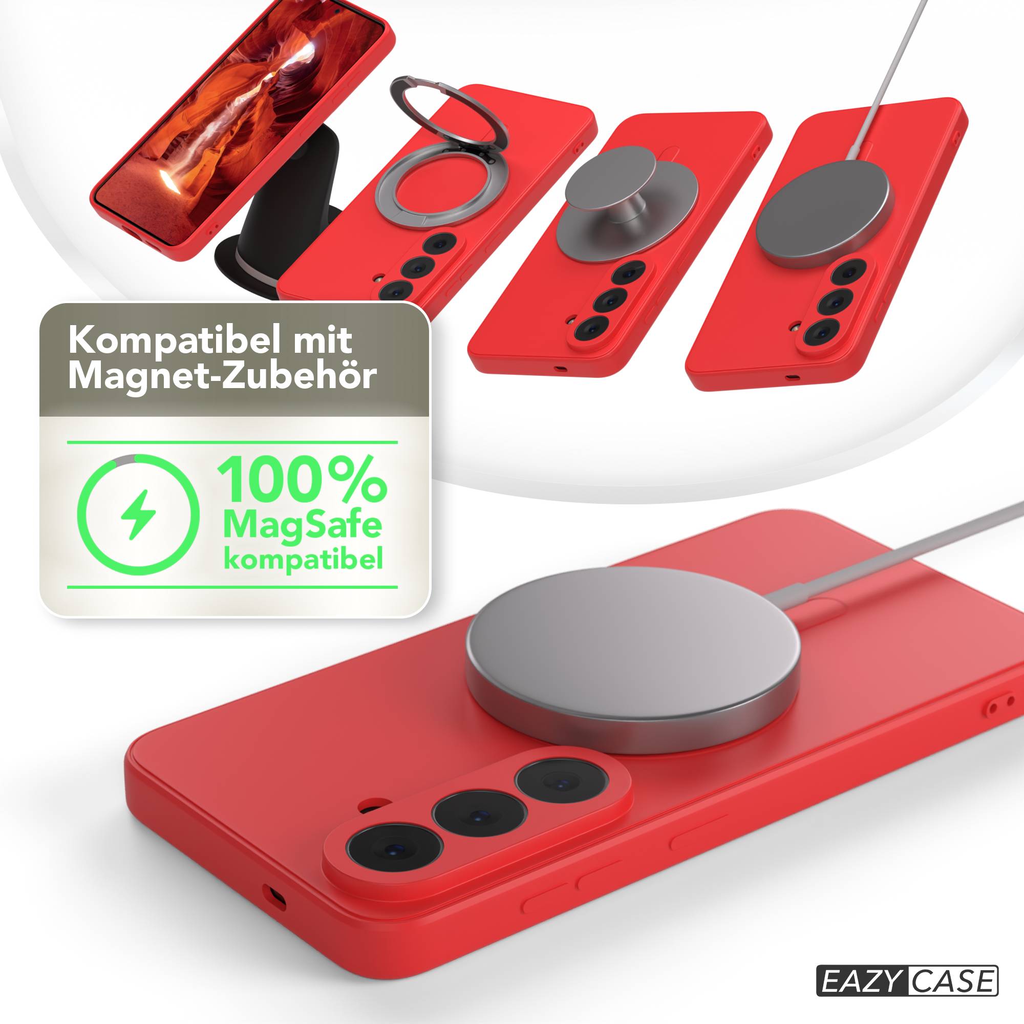 Samsung Galaxy S26 MagSafe Silikonhülle mit Kameraschutz und magnetischer Funktion 