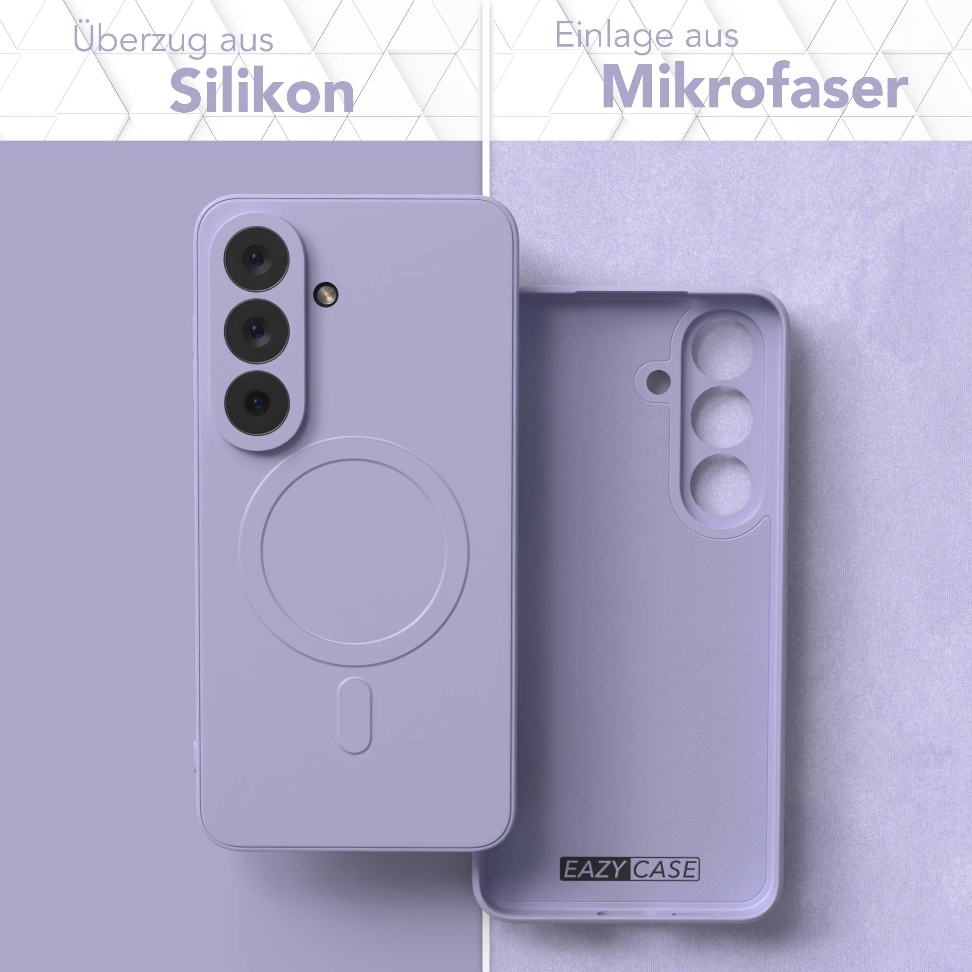 Samsung Galaxy S26 MagSafe Silikonhülle mit Kameraschutz und magnetischer Funktion 