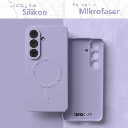 Samsung Galaxy S26 MagSafe Silikonhülle mit Kameraschutz und magnetischer Funktion 