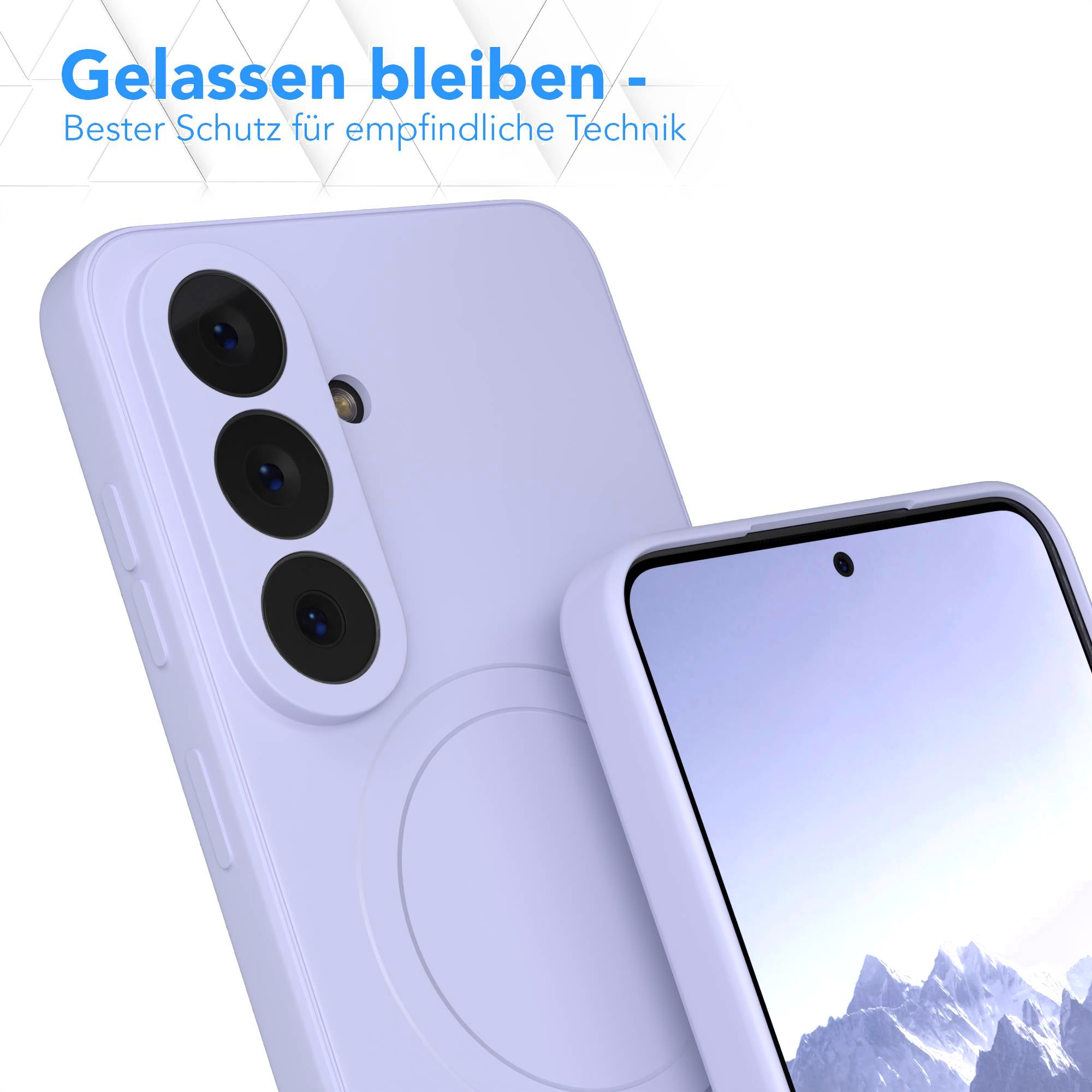 Samsung Galaxy S26 MagSafe Silikonhülle mit Kameraschutz und magnetischer Funktion 