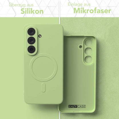 Samsung Galaxy S26 MagSafe Silikonhülle mit Kameraschutz und magnetischer Funktion 