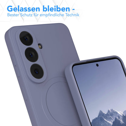 Samsung Galaxy S26 MagSafe Silikonhülle mit Kameraschutz und magnetischer Funktion 
