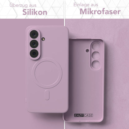 Samsung Galaxy S26 MagSafe Silikonhülle mit Kameraschutz und magnetischer Funktion 