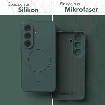 Samsung Galaxy S26 MagSafe Silikonhülle mit Kameraschutz und magnetischer Funktion 