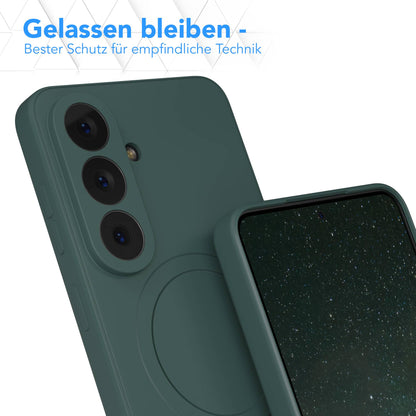Samsung Galaxy S26 MagSafe Silikonhülle mit Kameraschutz und magnetischer Funktion 