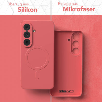 Samsung Galaxy S26 MagSafe Silikonhülle mit Kameraschutz und magnetischer Funktion 