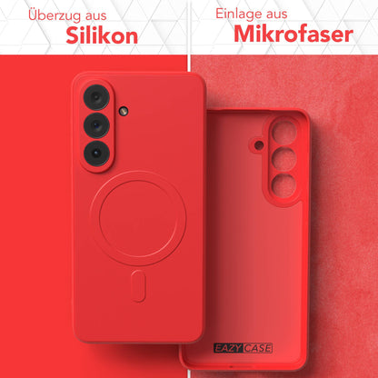 Samsung Galaxy S26 Plus MagSafe Silikonhülle mit Kameraschutz von EAZY CASE 