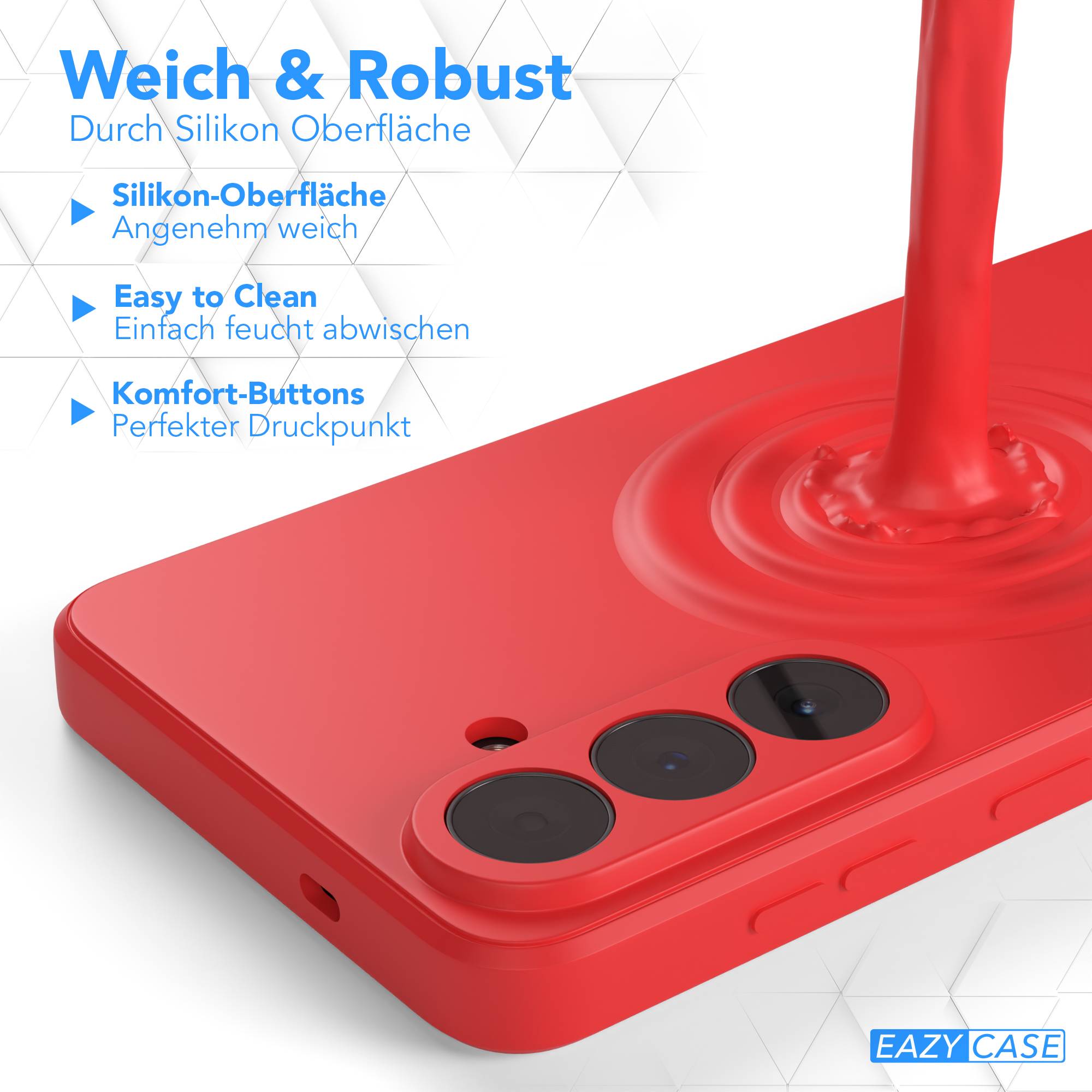 Samsung Galaxy S26 Plus MagSafe Silikonhülle mit Kameraschutz von EAZY CASE 