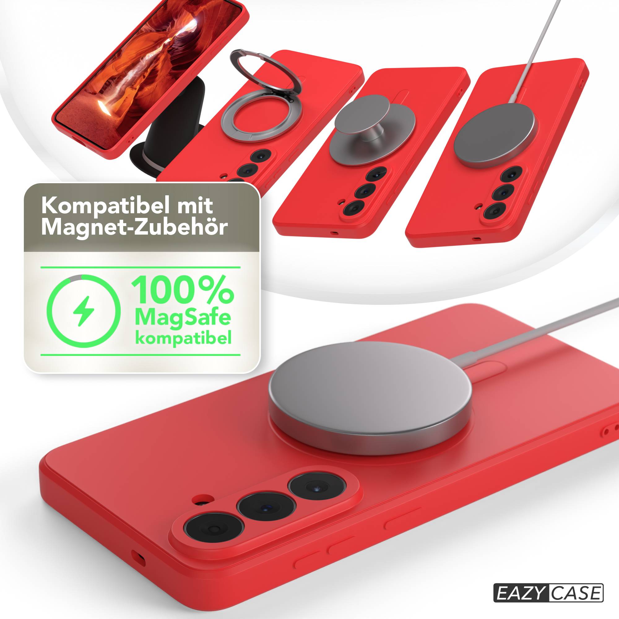 Samsung Galaxy S26 Plus MagSafe Silikonhülle mit Kameraschutz von EAZY CASE 