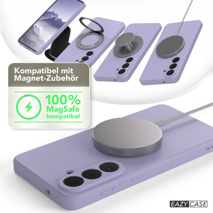 Samsung Galaxy S26 Plus MagSafe Silikonhülle mit Kameraschutz von EAZY CASE 