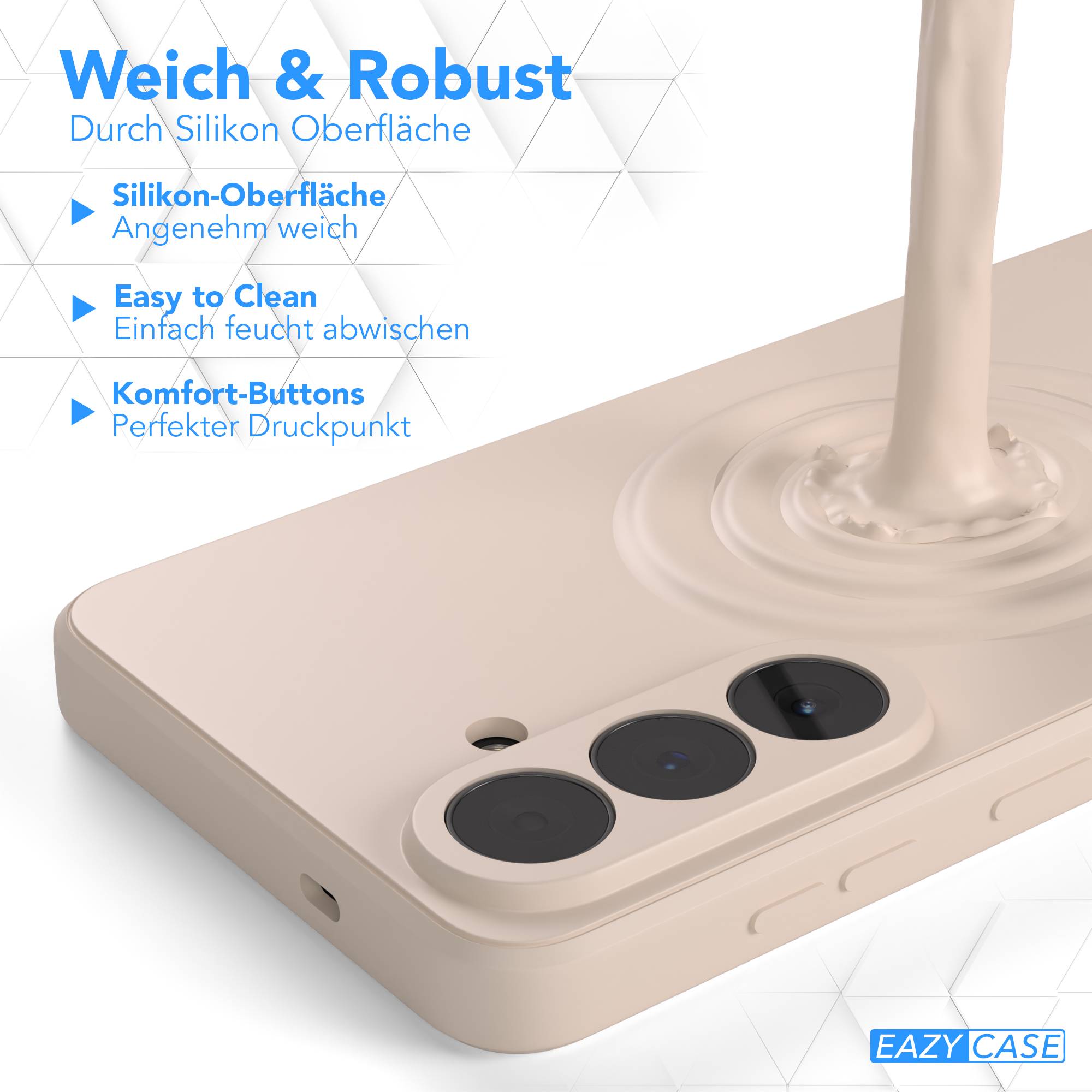 Samsung Galaxy S26 Plus MagSafe Silikonhülle mit Kameraschutz von EAZY CASE 