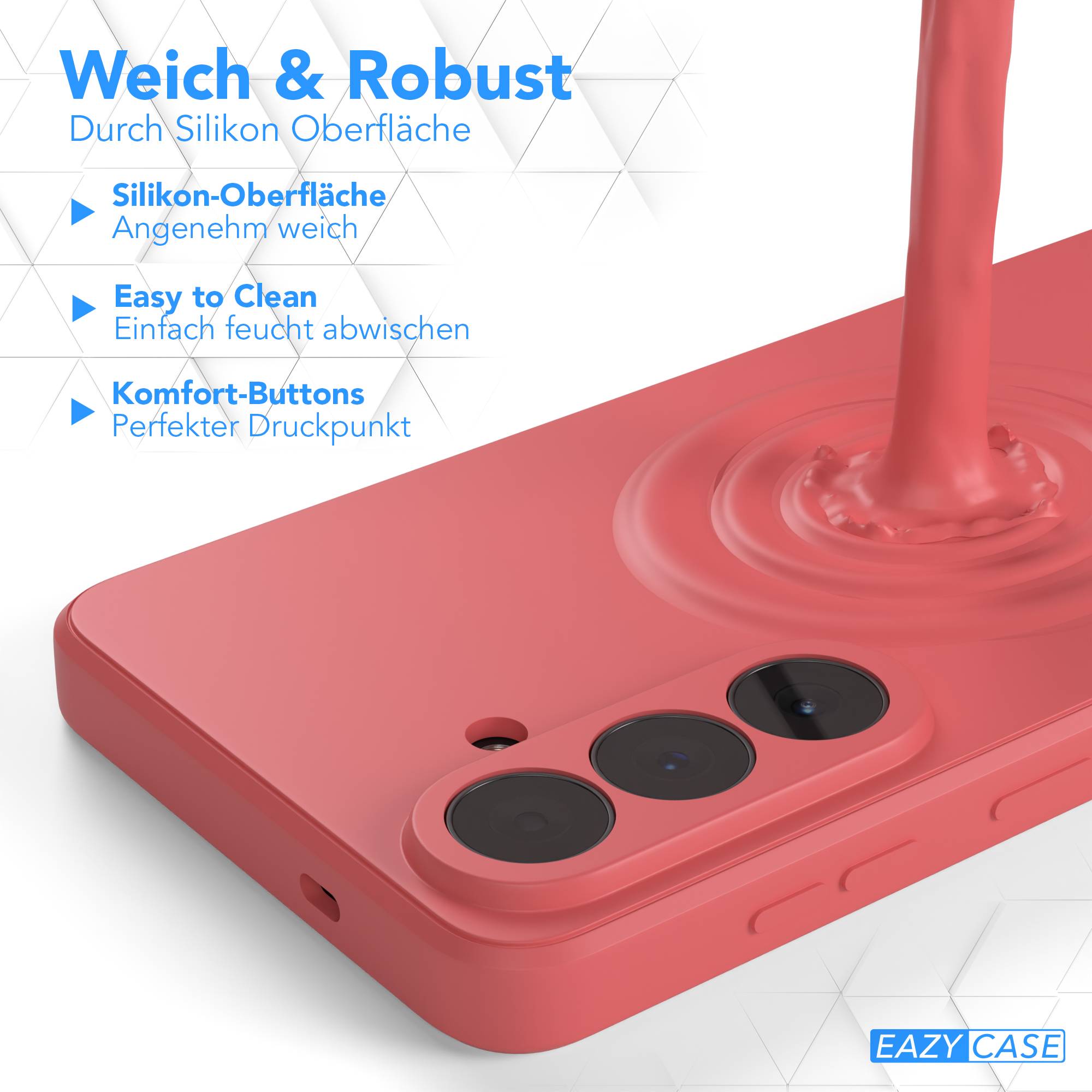 Samsung Galaxy S26 Plus MagSafe Silikonhülle mit Kameraschutz von EAZY CASE 
