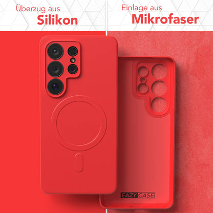 Samsung Galaxy S26 Ultra MagSafe Silikonhülle mit Kameraschutz EAZY CASE 