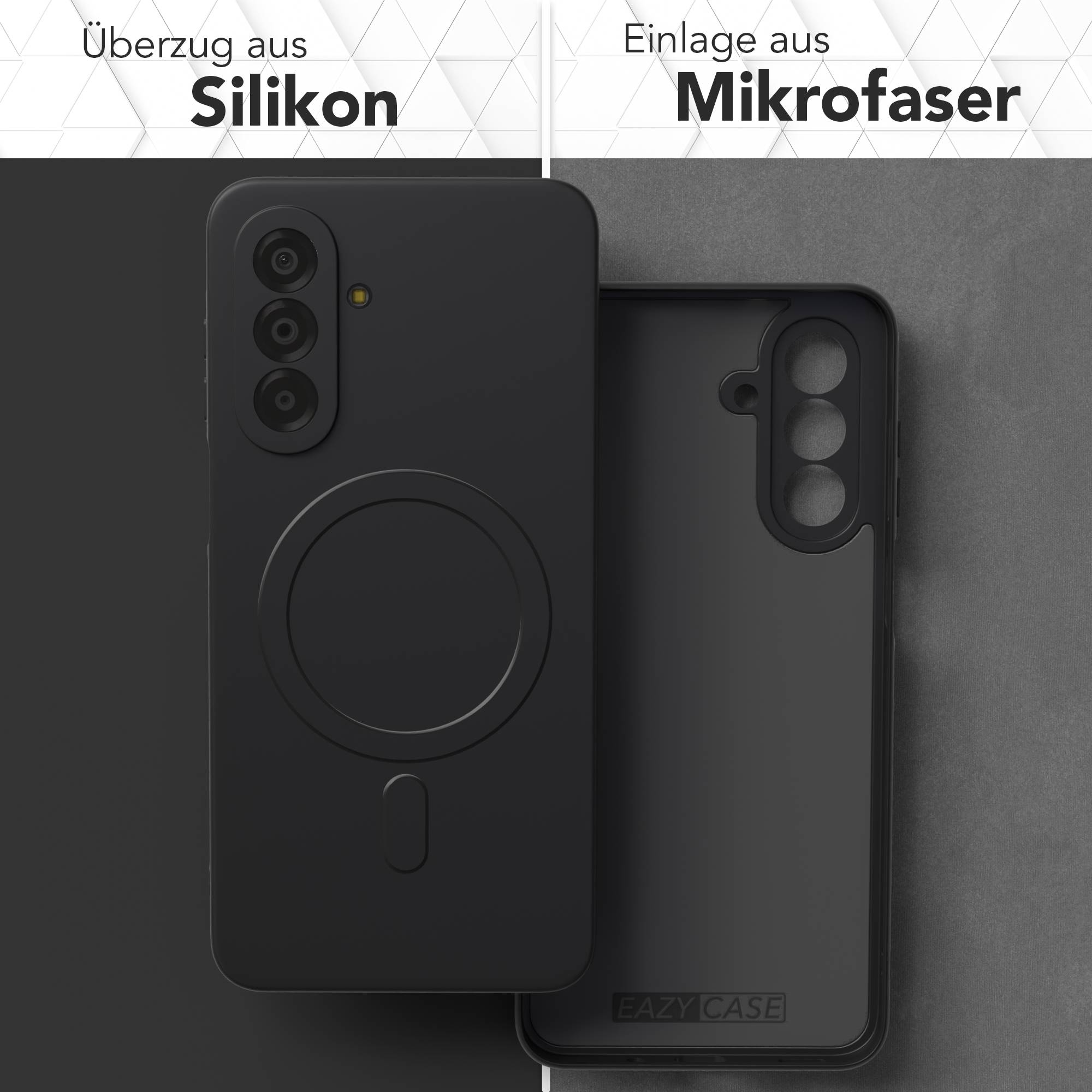 Samsung Galaxy A17 MagSafe Silikonhülle mit Kameraschutz von EAZY CASE 